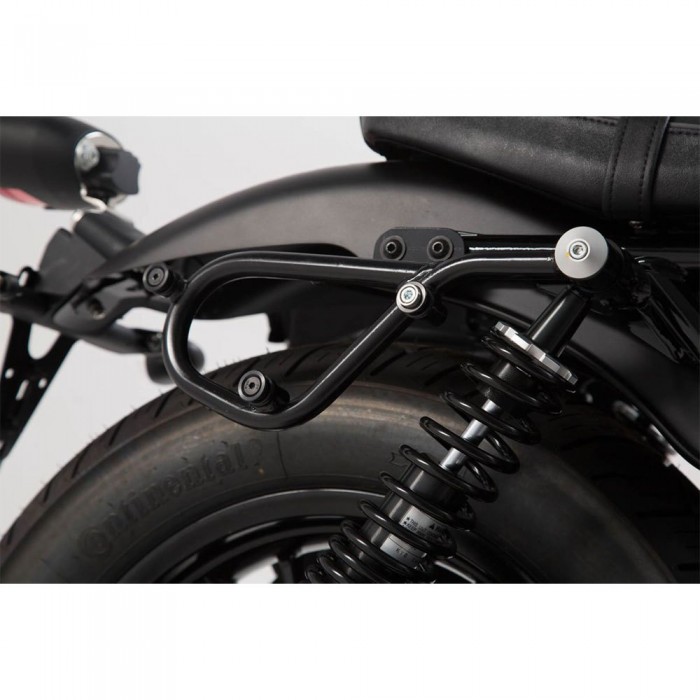 [해외]SW-MOTECH 왼쪽 케이스 피팅 SLC Moto Guzzi V9 Bobber/Roamer ABS 16-19 9138821105 Black