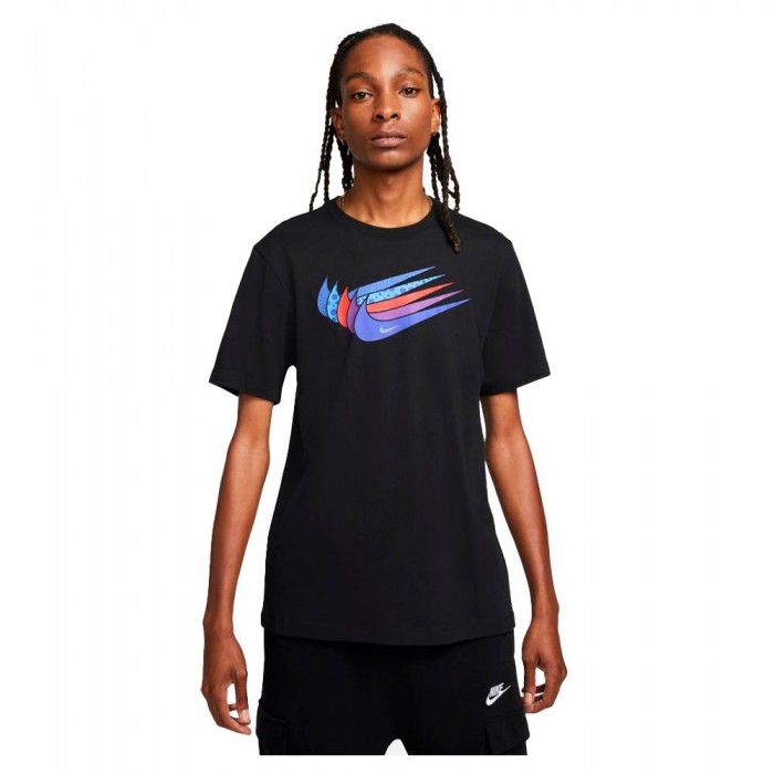 [해외]나이키 Sportswear Swoosh 반팔 티셔츠 138570329 Black / Medium Blue