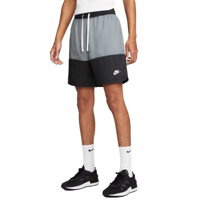 [해외]나이키 Sportswear Sport Essential Woven 라인d Flow 반바지 138707858 Black / Smoke Grey / White