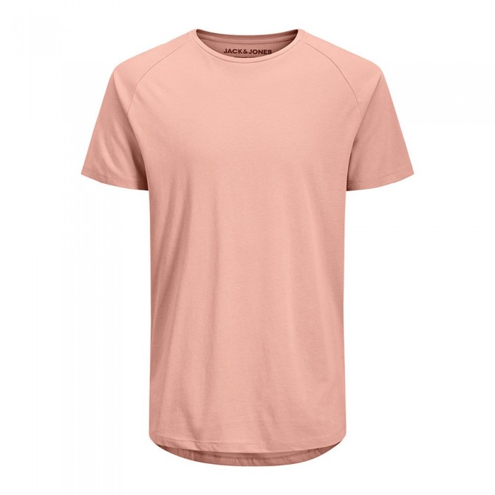 [해외]잭앤존스 Curved 반팔 티셔츠 138856798 Coral Pink / Regular Fit