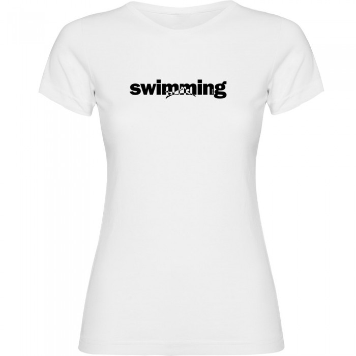 [해외]KRUSKIS 반팔 티셔츠 Word Swimming 6138256111 White