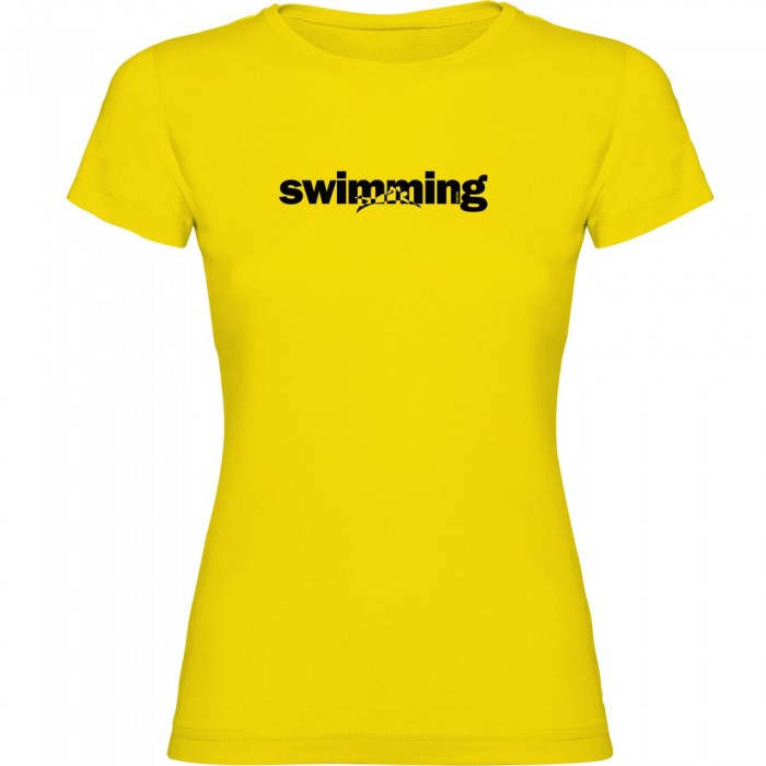 [해외]KRUSKIS 반팔 티셔츠 Word Swimming 6138256113 Yellow