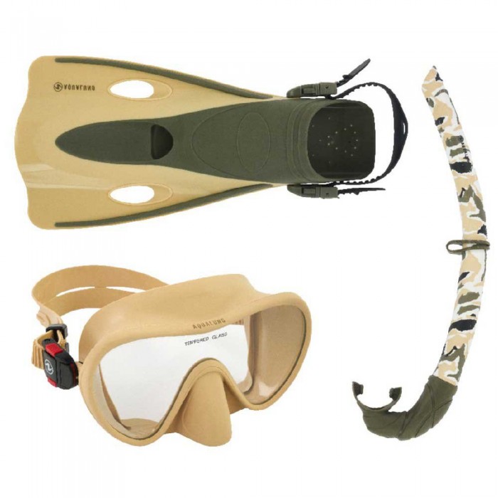 [해외]아쿠아렁 SPORT Nabul Snorkeling Set 10138773547 Sand / Camo / Olive