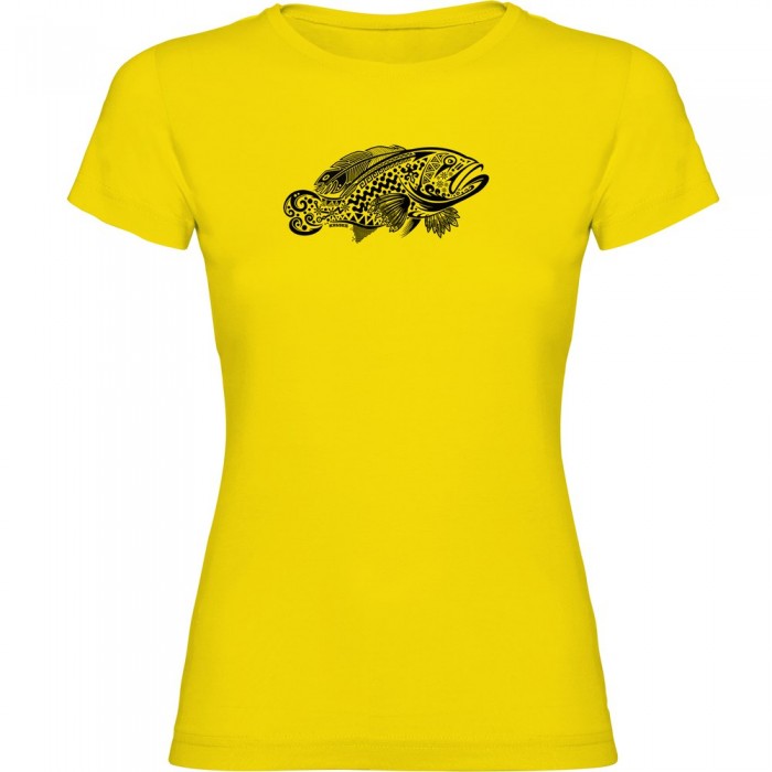 [해외]KRUSKIS Grouper Tribal 반팔 티셔츠 10138100733 Yellow