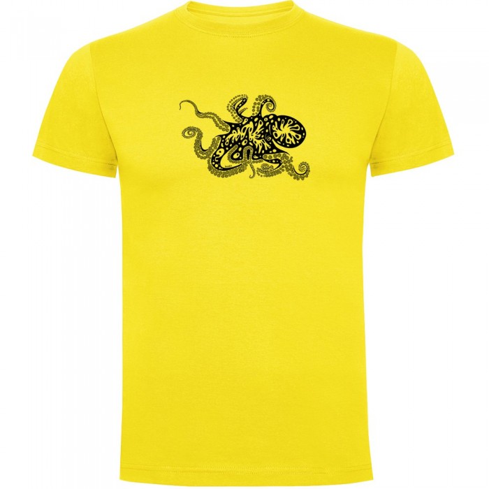 [해외]KRUSKIS Psychedelic Octopus 반팔 티셔츠 10138100753 Yellow