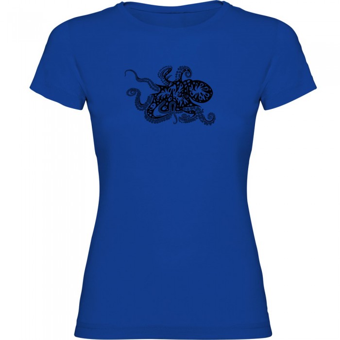 [해외]KRUSKIS Psychedelic Octopus 반팔 티셔츠 10138100761 Royal Blue