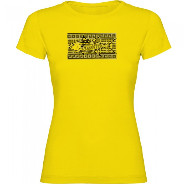 [해외]KRUSKIS Tuna Tribal 반팔 티셔츠 10138100778 Yellow