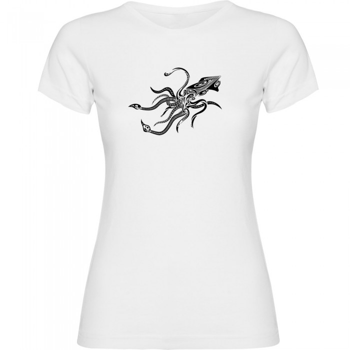 [해외]KRUSKIS Squid Tribal 반팔 티셔츠 10138100789 White