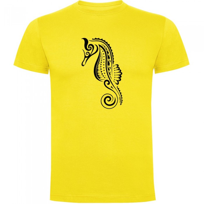 [해외]KRUSKIS Seahorse Tribal 반팔 티셔츠 10138100813 Yellow