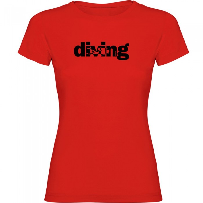 [해외]KRUSKIS Word Diving 반팔 티셔츠 10138283594 Red