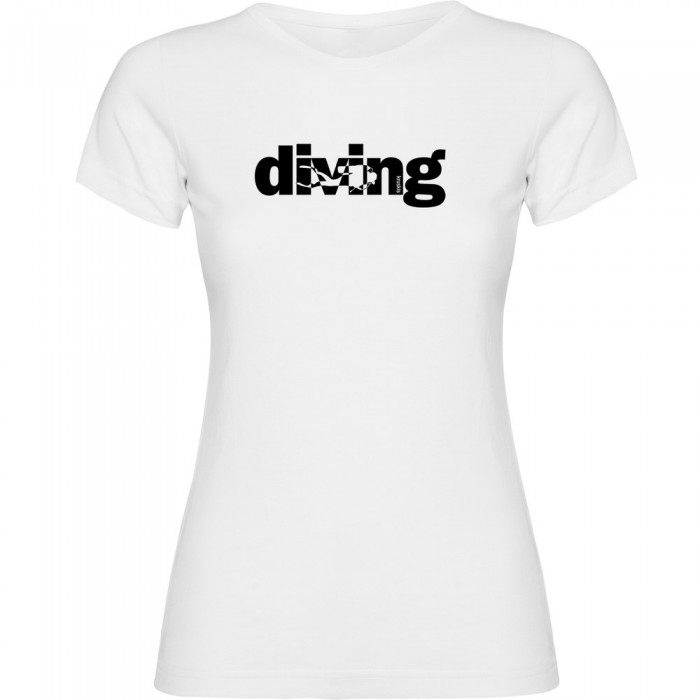 [해외]KRUSKIS Word Diving 반팔 티셔츠 10138283596 White