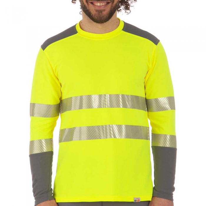 [해외]IQ-UV UV 높은 가시성 셔츠 2C Kl.2 Man 소매 Kl.2 Man 10138888066 Yellow