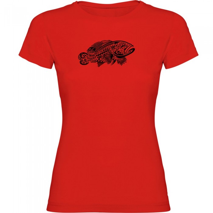 [해외]KRUSKIS 반팔 티셔츠 Grouper Tribal 14138100730 Red