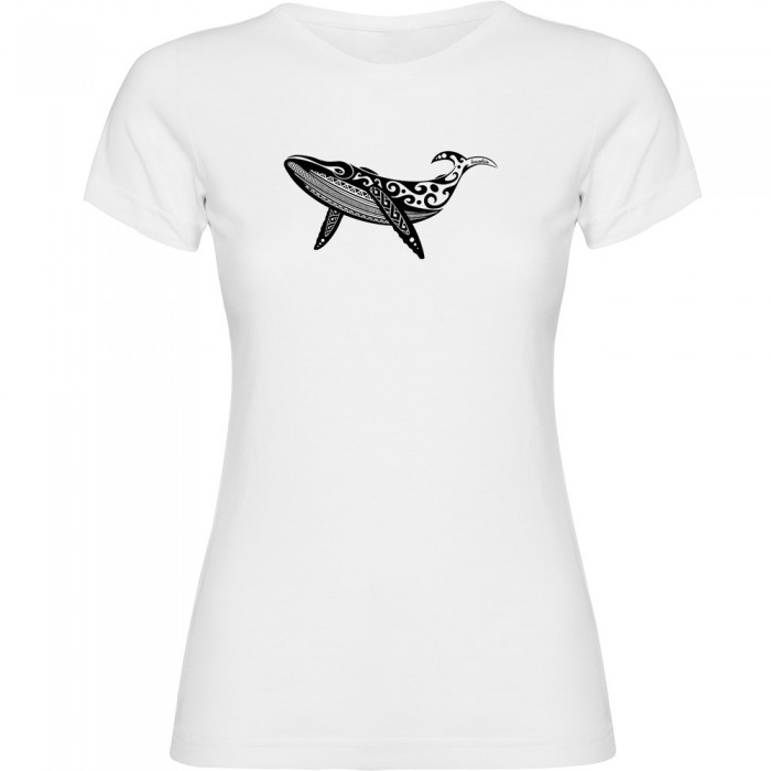 [해외]KRUSKIS Whale Tribal 반팔 티셔츠 14138100804 White