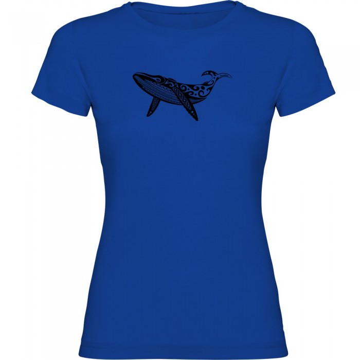 [해외]KRUSKIS Whale Tribal 반팔 티셔츠 14138100806 Royal Blue