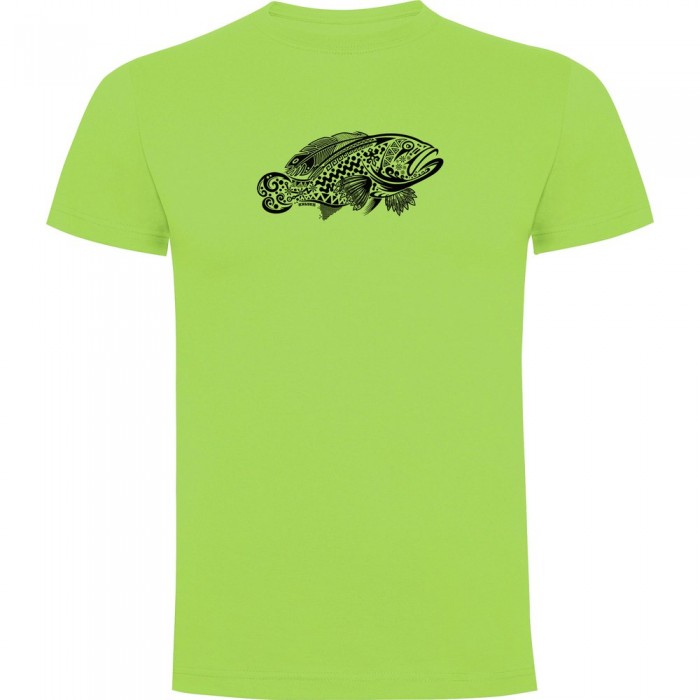 [해외]KRUSKIS Grouper Tribal 반팔 티셔츠 14138100725 Light Green