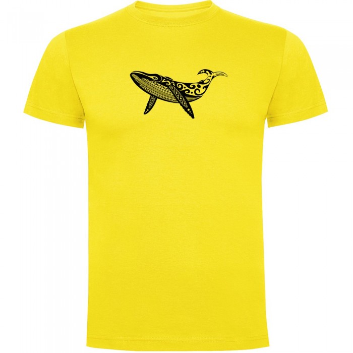[해외]KRUSKIS Whale Tribal 반팔 티셔츠 14138100798 Yellow