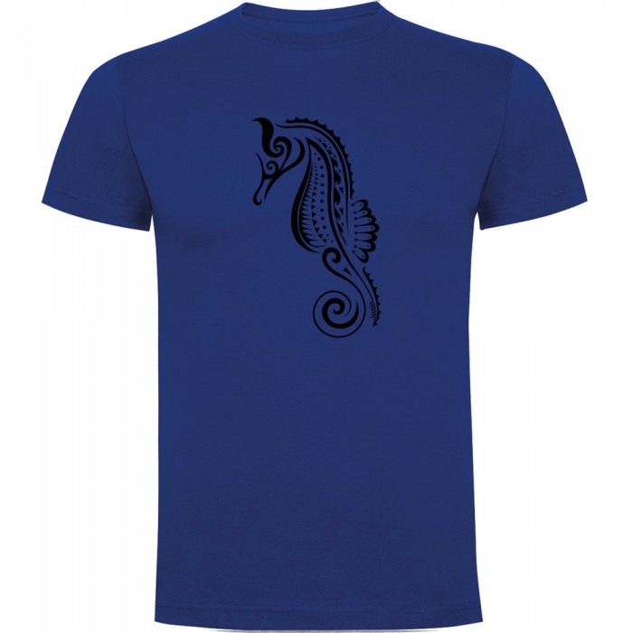 [해외]KRUSKIS Seahorse Tribal 반팔 티셔츠 14138100814 Royal Blue