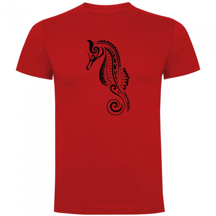 [해외]KRUSKIS Seahorse Tribal 반팔 티셔츠 14138100817 Red