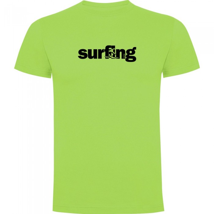 [해외]KRUSKIS 반팔 티셔츠 Word Surfing 14138256089 Light Green