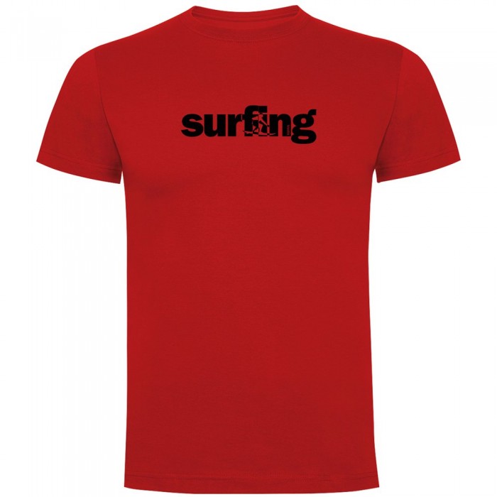 [해외]KRUSKIS Word Surfing 반팔 티셔츠 14138256091 Red