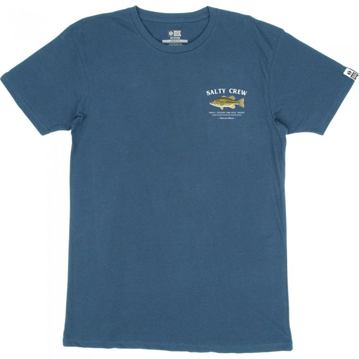 [해외]SALTY CREW Bigmouth Premium 반팔 티셔츠 14138715894 Harbor Blue