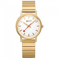 [해외]몬데인 Classic 36 mm 시계 138893372 Silver / St. Steel Brushed Ip Gold Plated