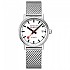 [해외]몬데인 Evo2 Automatic 35 mm 시계 138893392 White / St. Steel Brushed