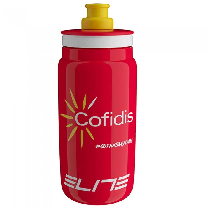 [해외]엘리트 물 병 Fly 팀 Cofidis 550ml 1138882694 White / Red