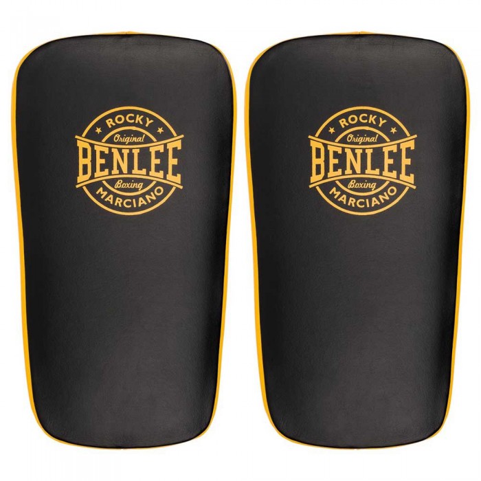 [해외]BENLEE Super Thai Two Leather Arm Pad Curve 2 Units 7138842062 Black / Yellow