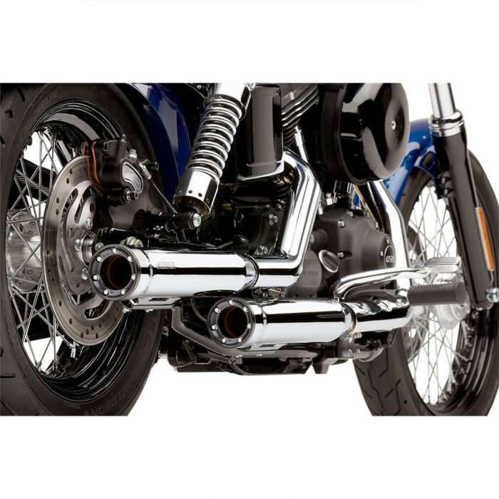 [해외]COBRA Harley Davidson 6055 비인증 슬립온 머플러 9138835543 Chrome