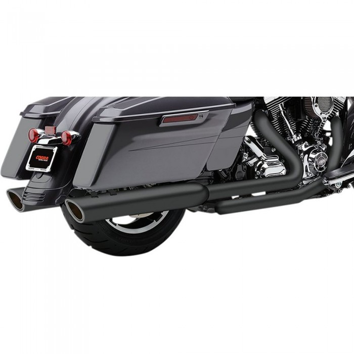 [해외]COBRA Harley Davidson 6106RB 슬립온 머플러 9138835564 Matt Black