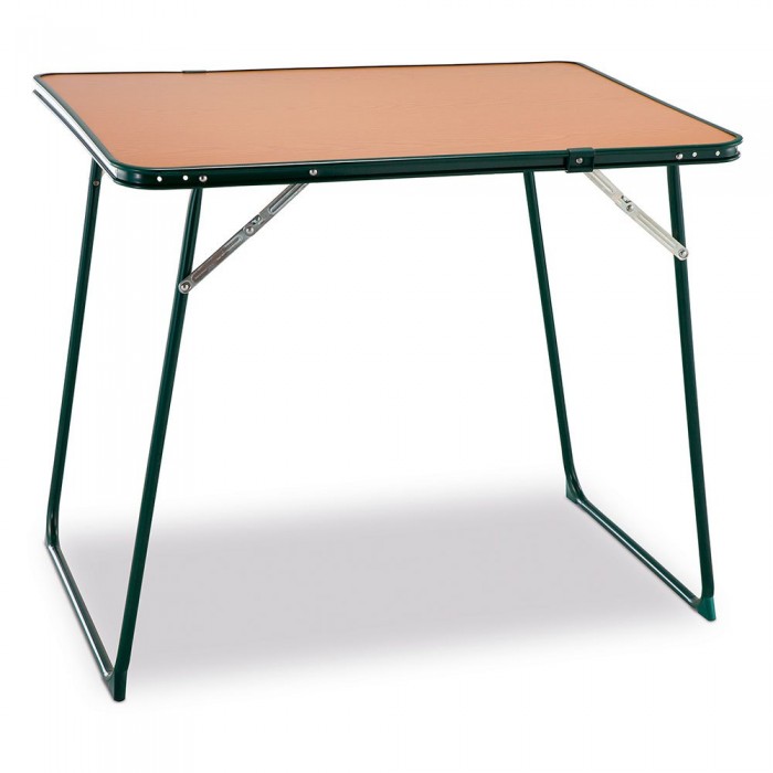 [해외]SOLENNY 접이식 캠핑 테이블 Durolac 82x58x66 cm 6138814823 Green / Brown