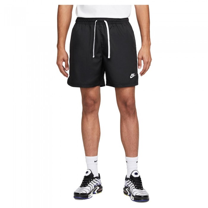 [해외]나이키 Sportswear Sport Essentials Woven 라인d Flow 반바지 138570213 Black / White
