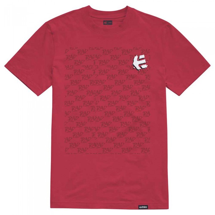 [해외]에트니스 Rad Monogram Short Sleeve T-Shirt 14138778611 Red
