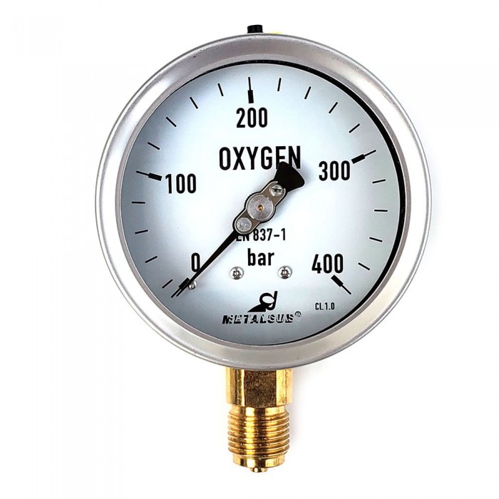 [해외]METALSUB 산소 압력 게이지 클래스 0-400 Bar 1 100 mm 10138911973