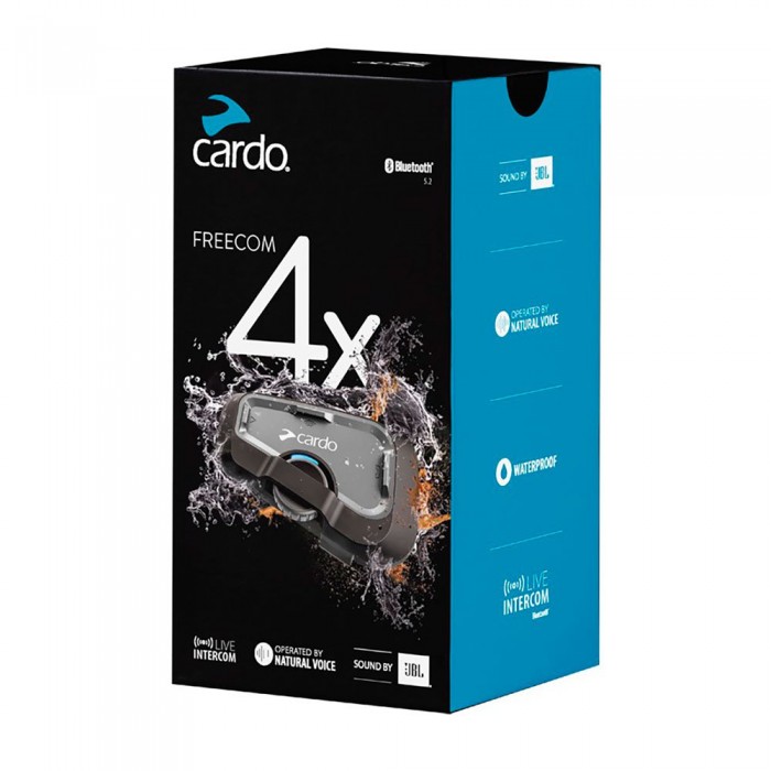 [해외]CARDO Freecom 4X 인터콤 9138911938 Black