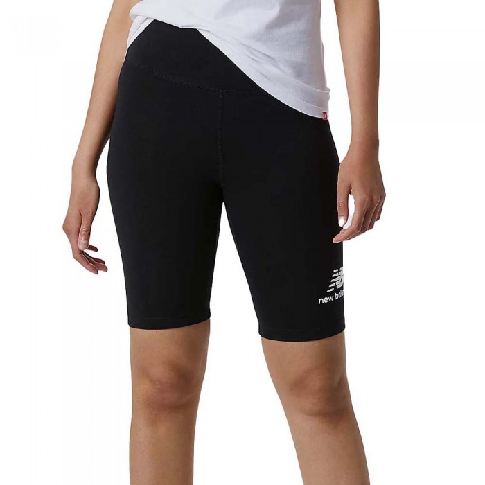 [해외]뉴발란스 Essentials Stacked Fitted Shorts 6138575931 Black