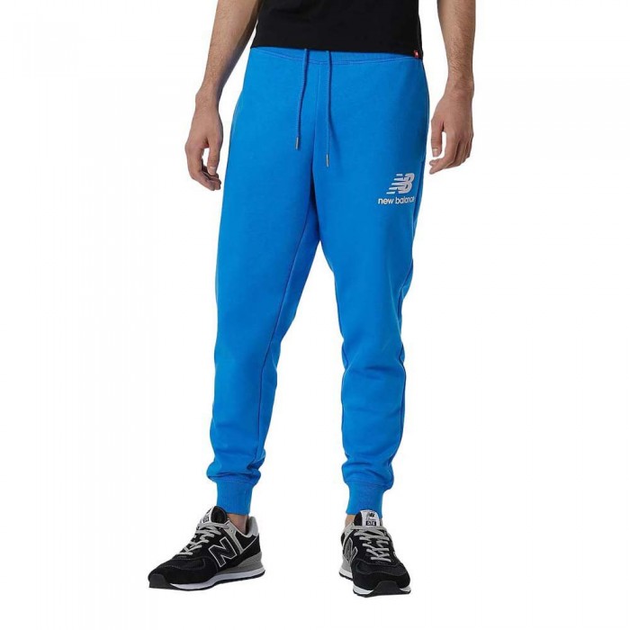 [해외]뉴발란스 Essentials Stacked Logo Pants 6138575935 Serene Blue