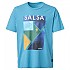 [해외]SALSA JEANS Regular Front Geometric Graphic 반팔 티셔츠 138778836 Blue