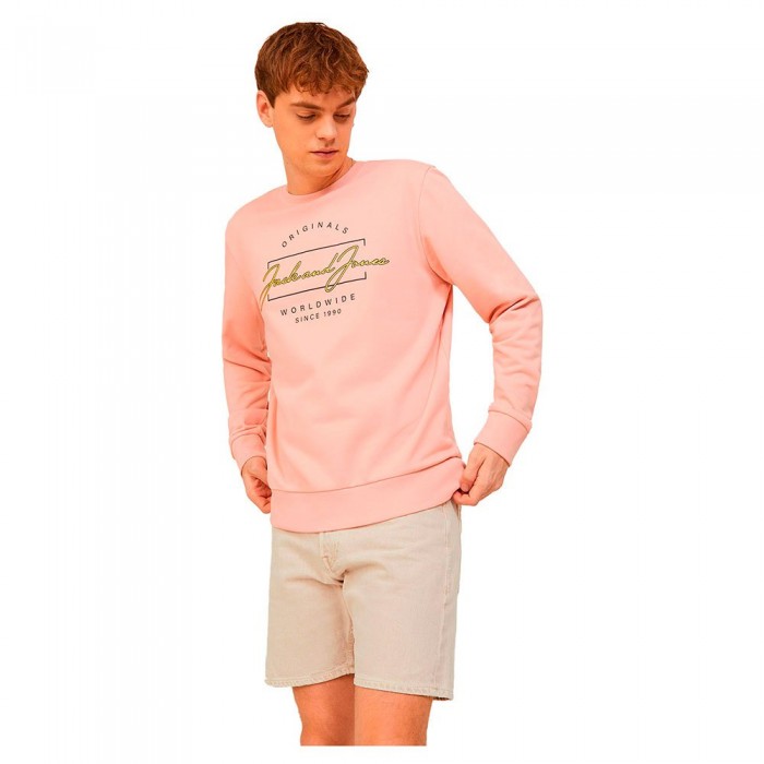 [해외]잭앤존스 스웨트 셔츠 Elden Fst 138937615 Coral Pink