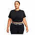 [해외]나이키 Dri Fit One Luxe Twist Standard Fit 반팔 티셔츠 7138252003 Black / Reflective Silver