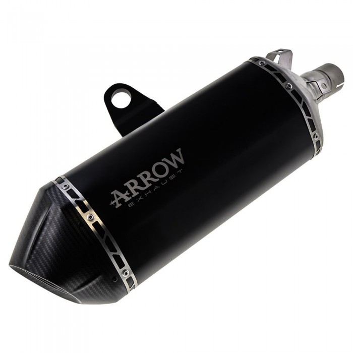 [해외]ARROW Sonora Dark Africa Twin 1100 20-21 인증된 탄소 및 티타늄 머플러 9138847616 Silver / Black