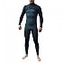 [해외]KYNAY Surf Ultra Stretch Warma 긴팔 가슴 지퍼 네오프렌 슈트 3/2 mm 14138871785 Black / Blue