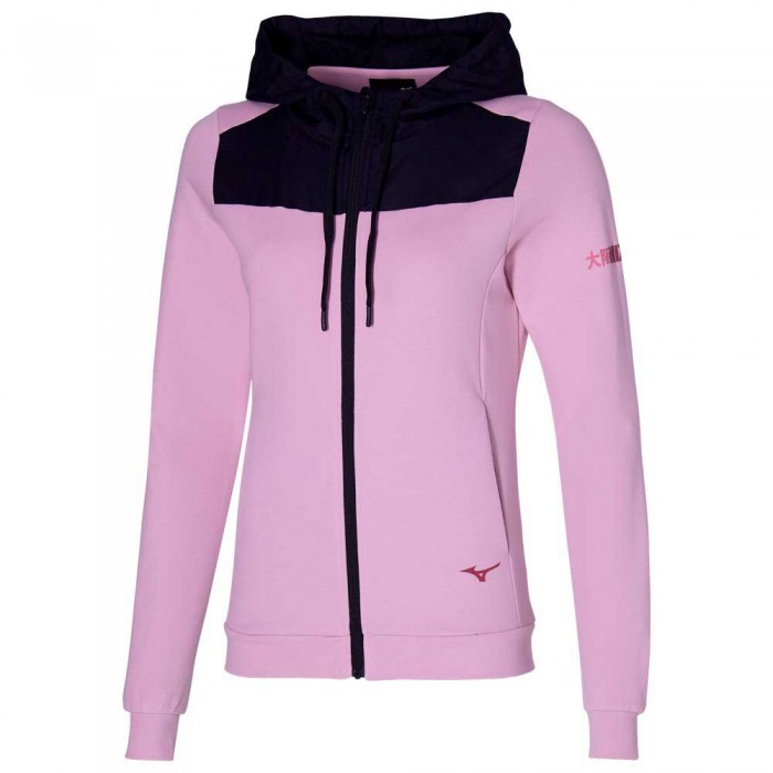 [해외]미즈노 Athletic Full Zip Sweatshirt Pink Lavender