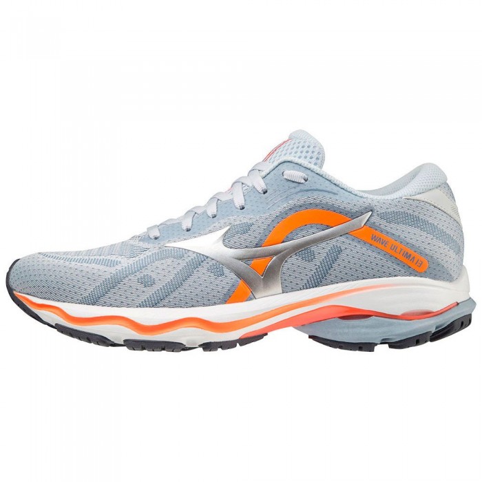 [해외]미즈노 Wave Ultima 13 Running Shoes 6138643300 Heather / Silver / Neon Flame