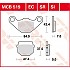 [해외]TRW Allround Organic Standard Adly (Herkules) Air Tec 1 50 11 프론트 브레이크 패드 9138857417 Black