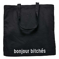 [해외]MISTER TEE 토트 백 Bonjour Bitches Oversize 138943912 Black