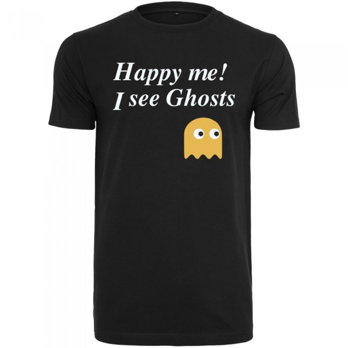 [해외]MISTER TEE Happy Me I See Ghosts 반팔 티셔츠 138708448 Black