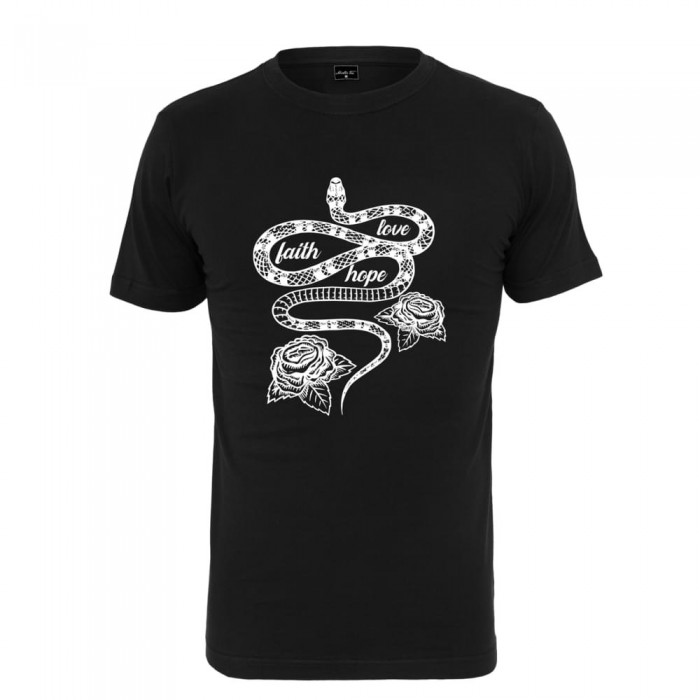[해외]MISTER TEE Snake Love Faith Hope 반팔 티셔츠 138708591 Black